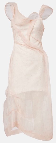 Source garment: pale organza dress